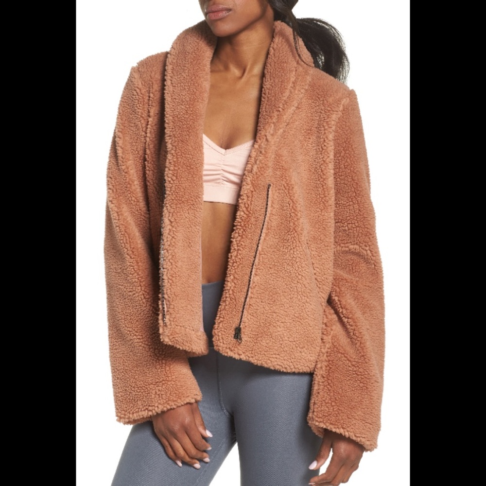 ALO faux fur sweatshirt
